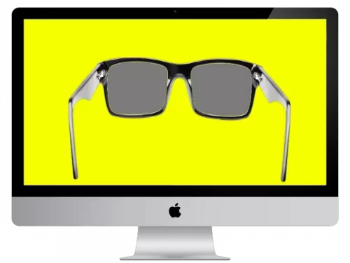 Polarized Test Place sunglasses or glasses in front of a computer