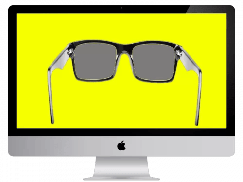 Polarized Test Place sunglasses or glasses in front of a computer